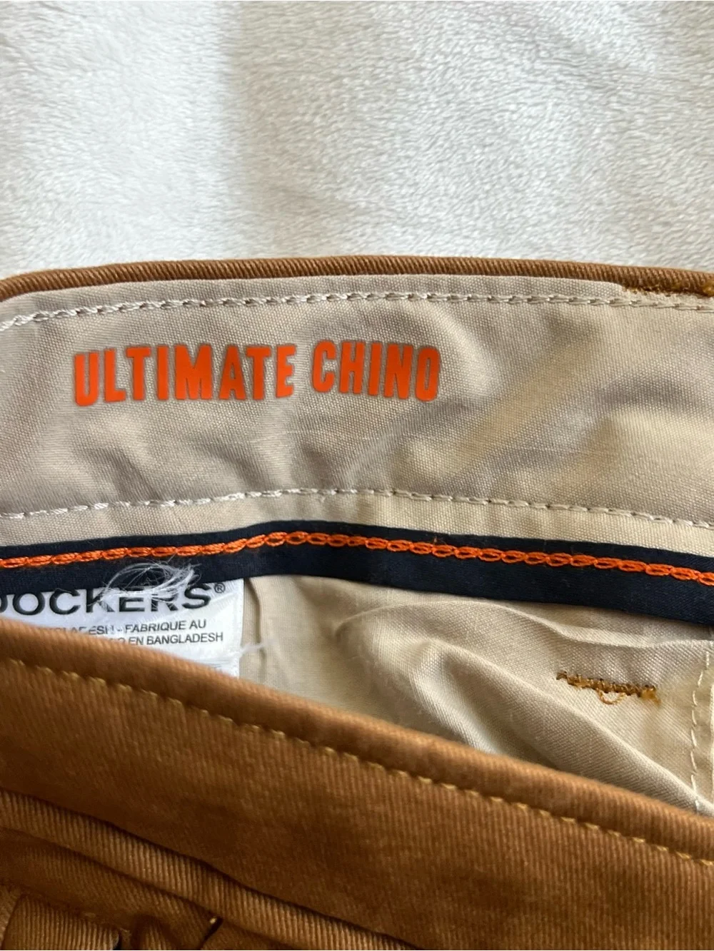Dockers Slim Straight Chino Pants - Caramel Brown